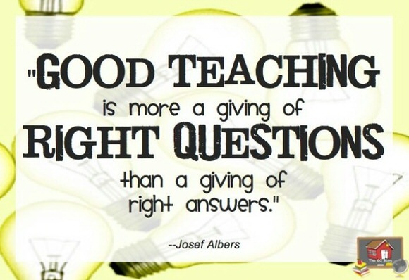 Good teaching is more about... 