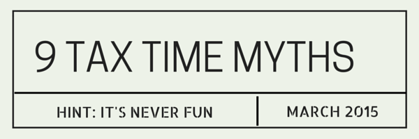 Tax Time Myhts